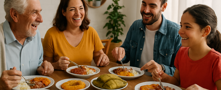 Cinco tradiciones colombianas alrededor de la mesa: unión, sabor y hospitalidad