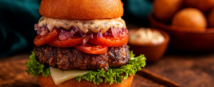 Las hamburguesas de buñuelo revolucionan la cocina urbana colombiana
