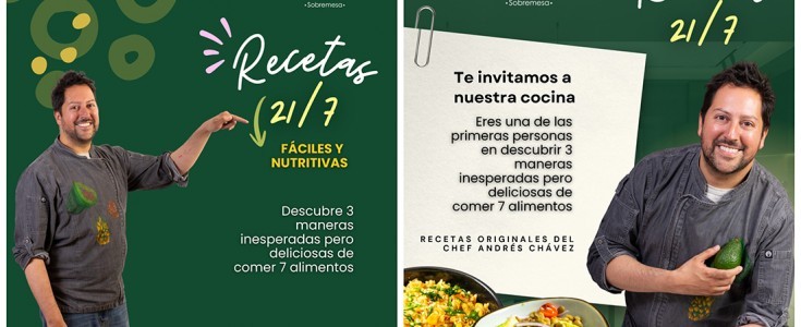 El chef Andrés Chávez revoluciona la cocina del hogar con su método de siete ingredientes
